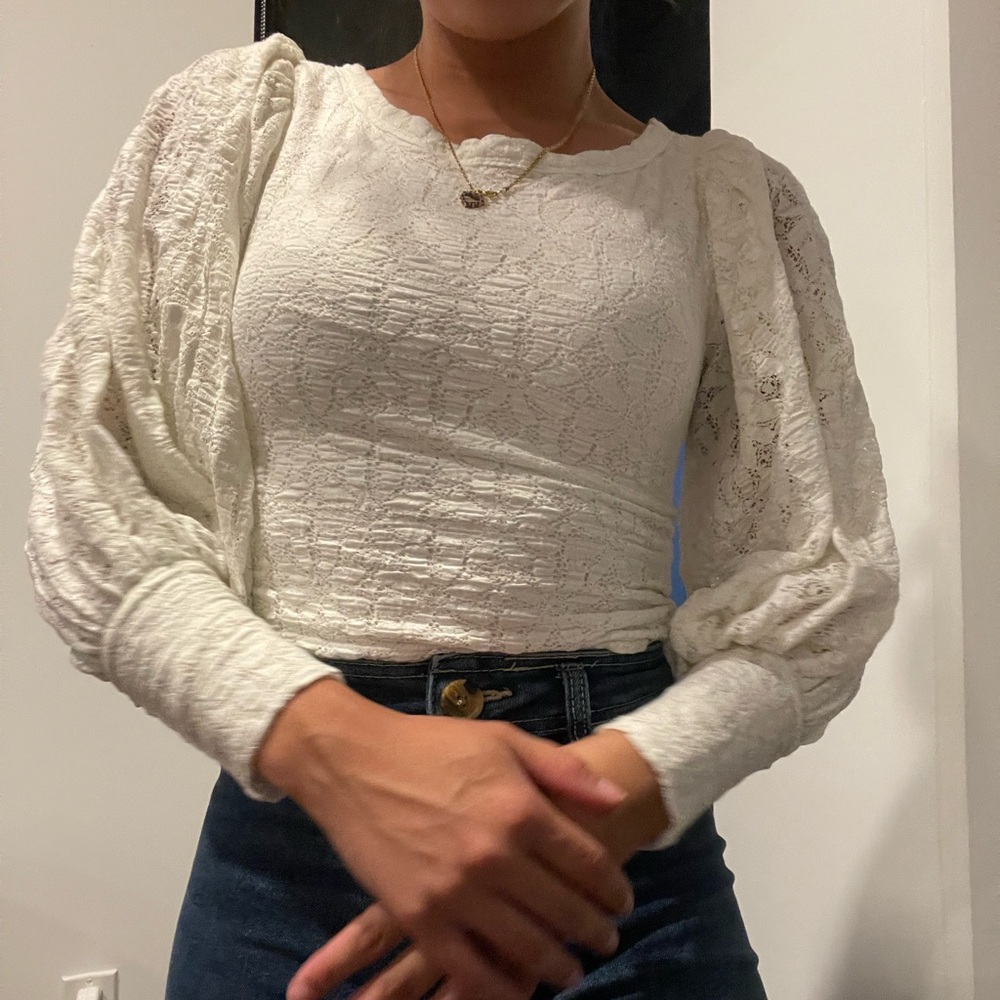 Free people open back top!